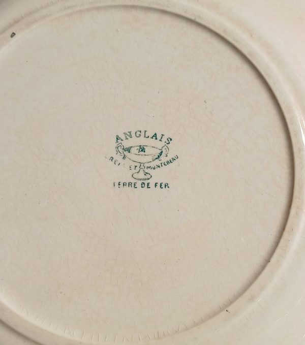 Lot de 7 anciennes assiettes Creil et Montereau Anglais n°12083