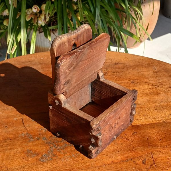 Boite a sel vintage en bois n°12031