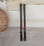 Anciens pieds de banc en fer forgé n°12095