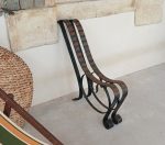 Anciens pieds de banc en fer forgé n°12095