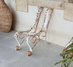 Anciens pieds de banc en fer forgé n°12096