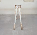 Anciens pieds de banc en fer forgé n°12096