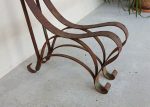 Anciens pieds de banc en fer forgé n°12097