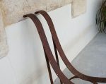 Anciens pieds de banc en fer forgé n°12097