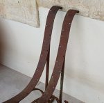 Anciens pieds de banc en fer forgé n°12097