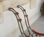 Anciens pieds de banc en fonte n°12098