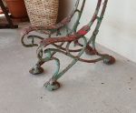 Anciens pieds de banc en fonte n°12098