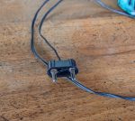 Grande lampe vintage Vallauris / Poisson / n°12110