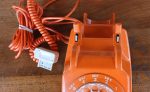Téléphone vintage a cadran / Orange / n°12104