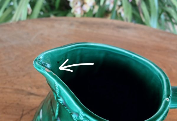 Pichet vintage en barbotine St Clément n°12113