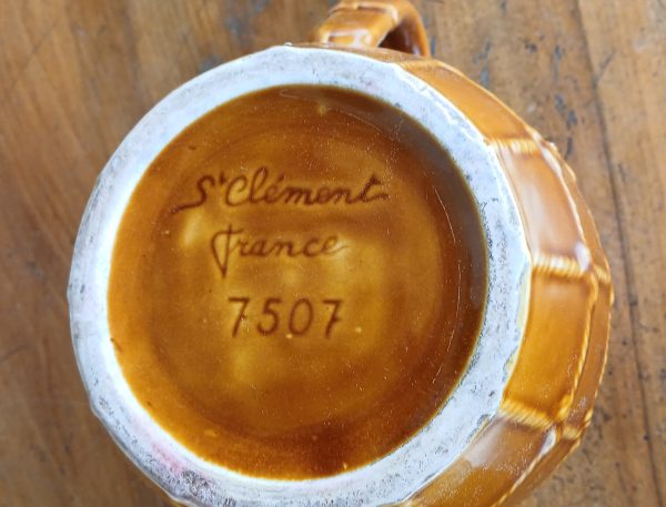 Pichet vintage en céramique St Clément n°12112