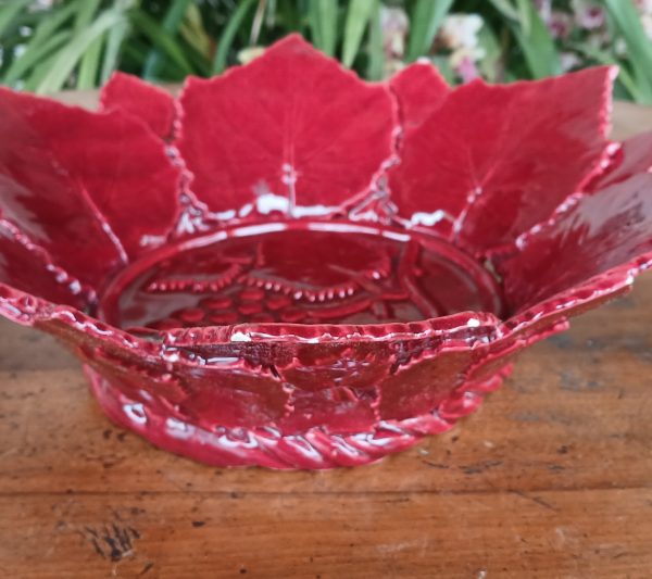 Coupe a fruits vintage en barbotine n°12114