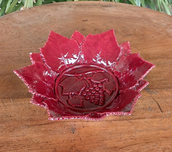 Coupe a fruits vintage en barbotine n°12114