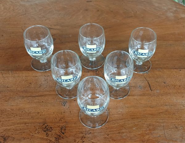 Lot de 6 verres Ricard n°12107